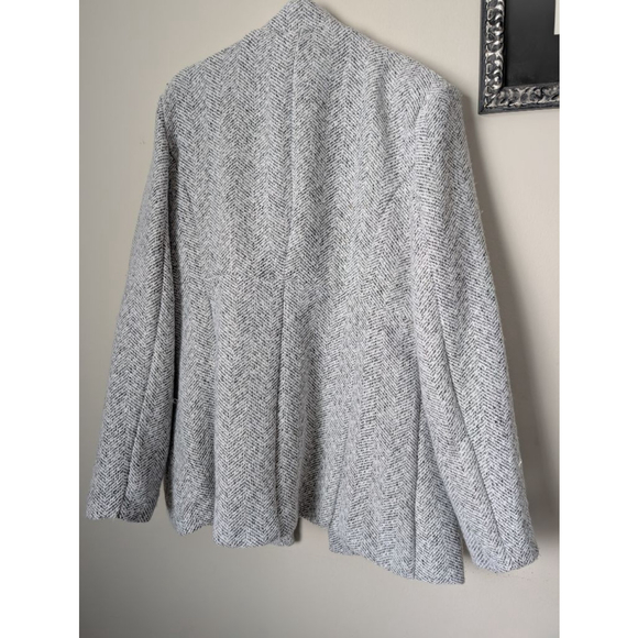 VICI Herringbone Jacket XL White Black, women's - Picture 9 of 12